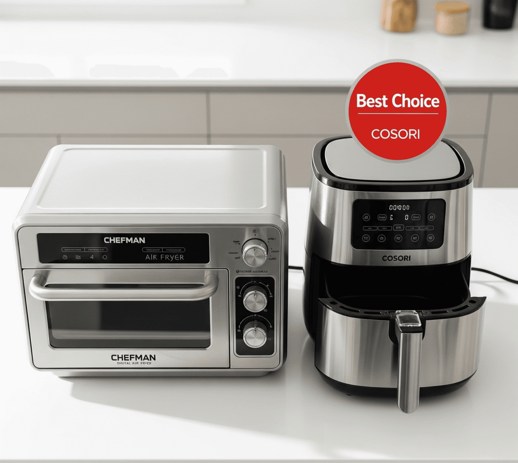 chefman digital air fryer vs best choice air fryer