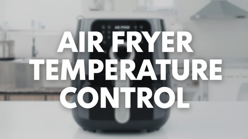 air fryer temperature control