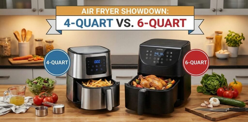 4 quart vs 6 quart air fryer