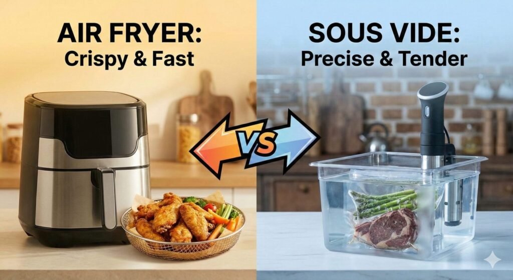 Air fryer vs sous vide