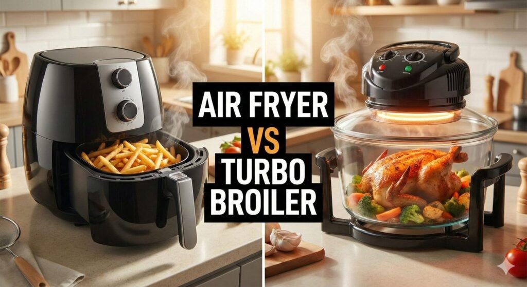Air fryer vs turbo broiler
