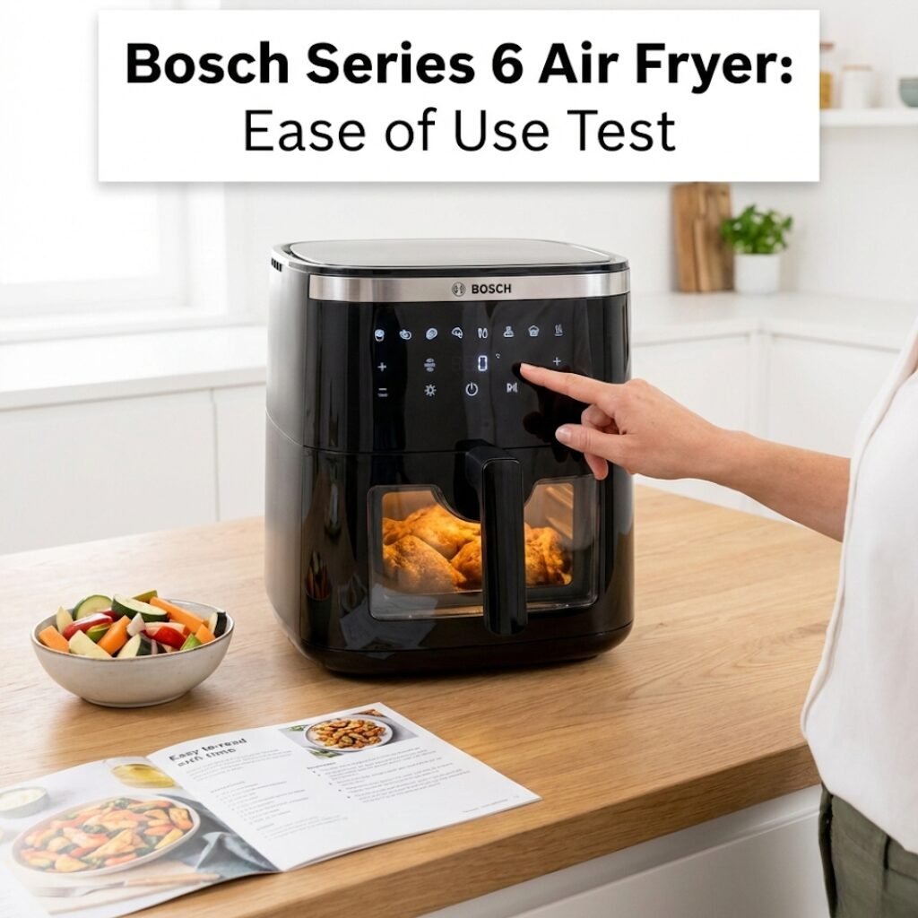 Bosch Series 6 air fryer ease of use test