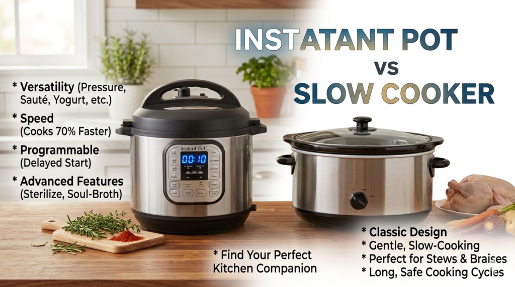 Instant Pot vs Slow Cooker